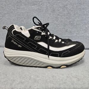 Skechers Black And White Shape Ups Sneakers Size 9.5